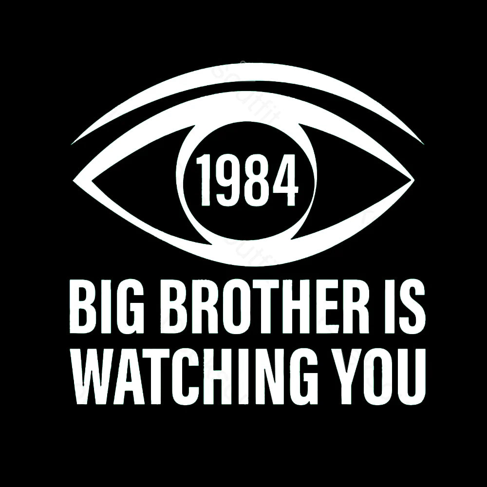 Big Brother is Watching You (George Orwell, 1984) T-shirt - Geeksoutfit