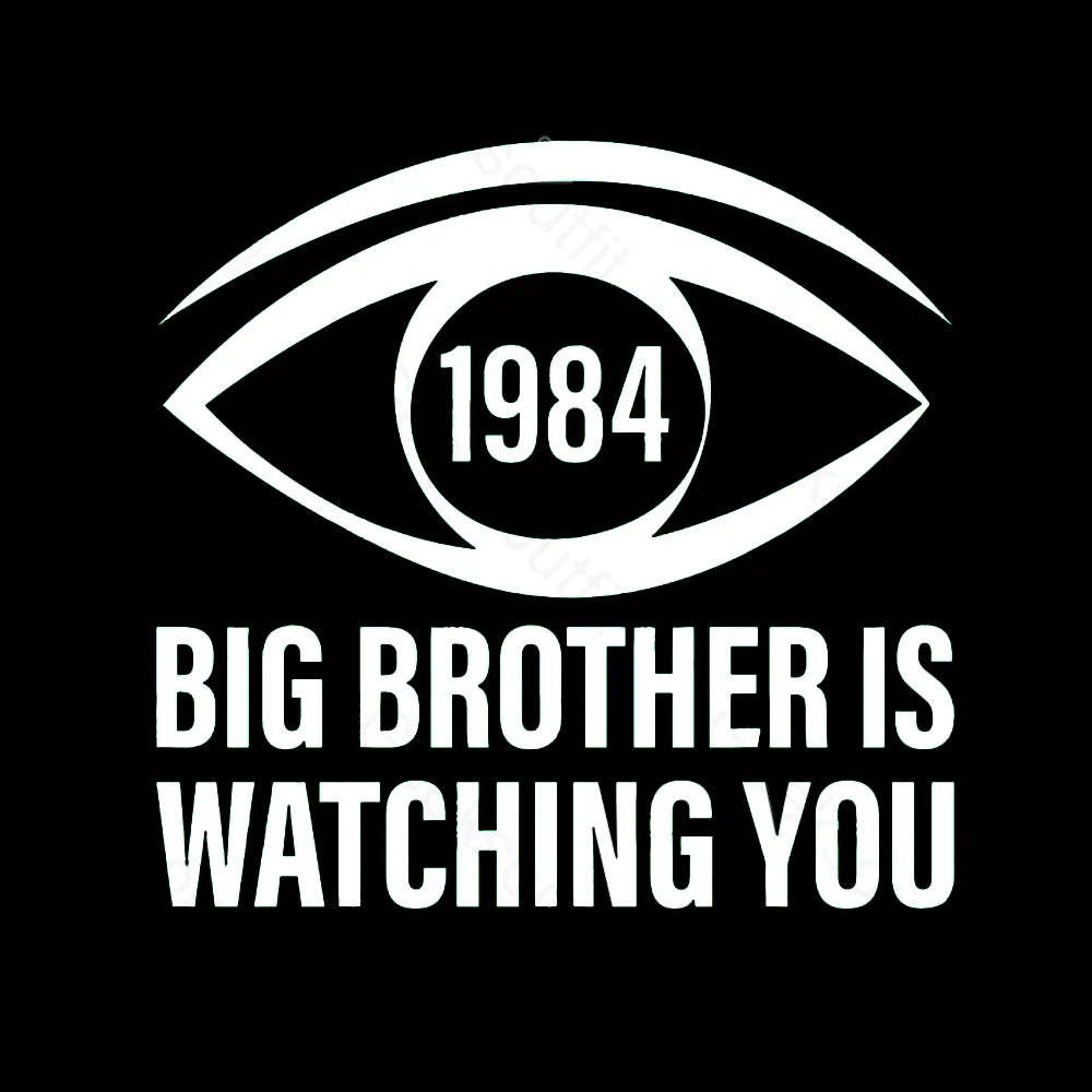 Big Brother is Watching You (George Orwell, 1984) T-shirt - Geeksoutfit