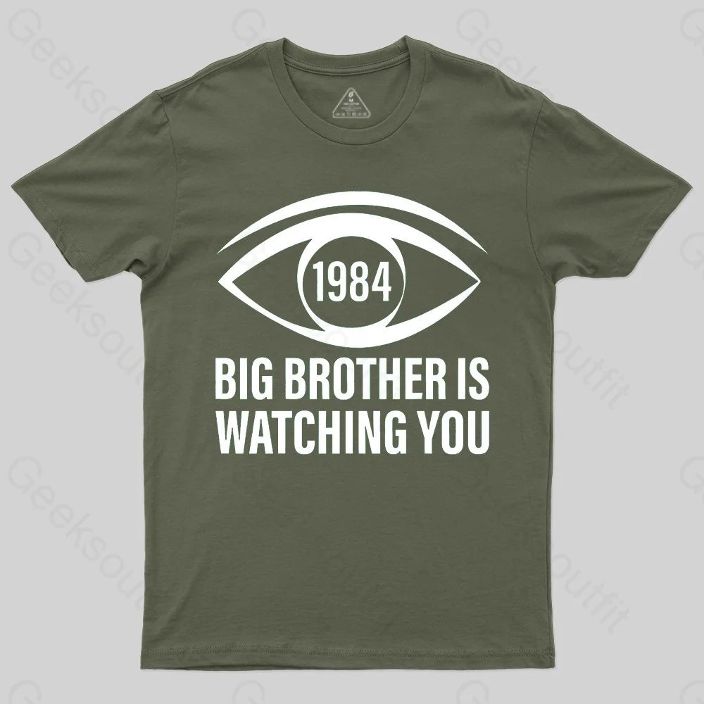 Big Brother is Watching You (George Orwell, 1984) T-shirt - Geeksoutfit