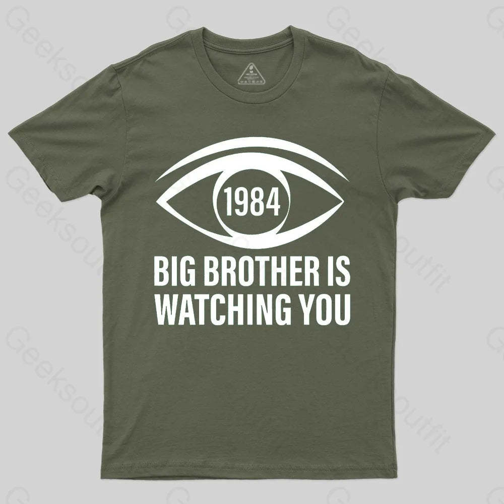 Big Brother is Watching You (George Orwell, 1984) T-shirt - Geeksoutfit