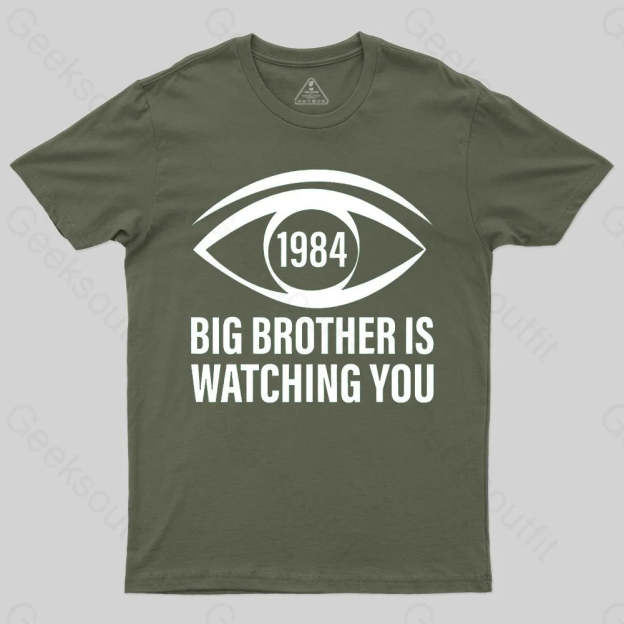 Big Brother is Watching You (George Orwell, 1984) T-shirt - Geeksoutfit