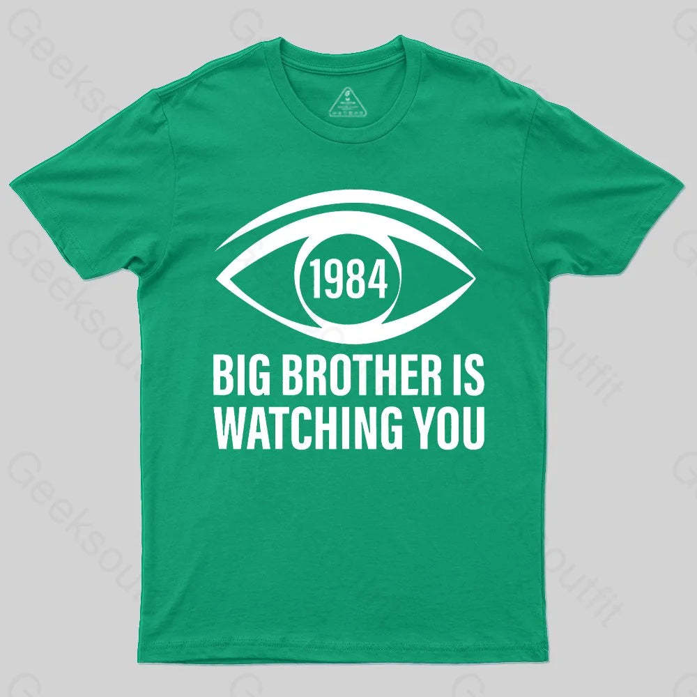Big Brother is Watching You (George Orwell, 1984) T-shirt - Geeksoutfit