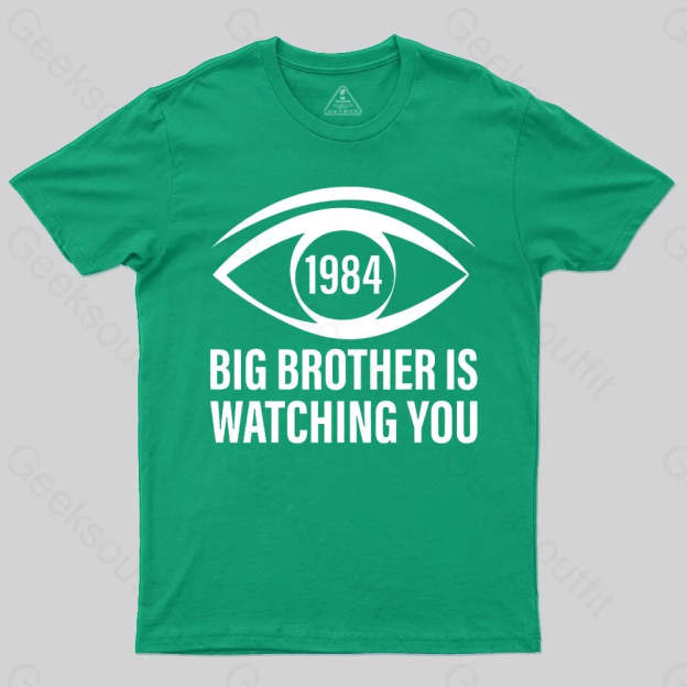 Big Brother is Watching You (George Orwell, 1984) T-shirt - Geeksoutfit