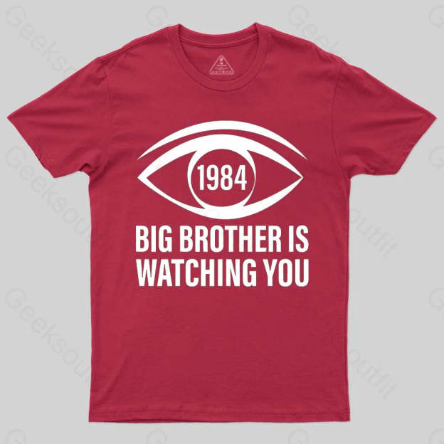 Big Brother is Watching You (George Orwell, 1984) T-shirt - Geeksoutfit