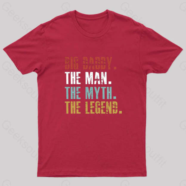 Big Daddy Geek T-Shirt Red / S