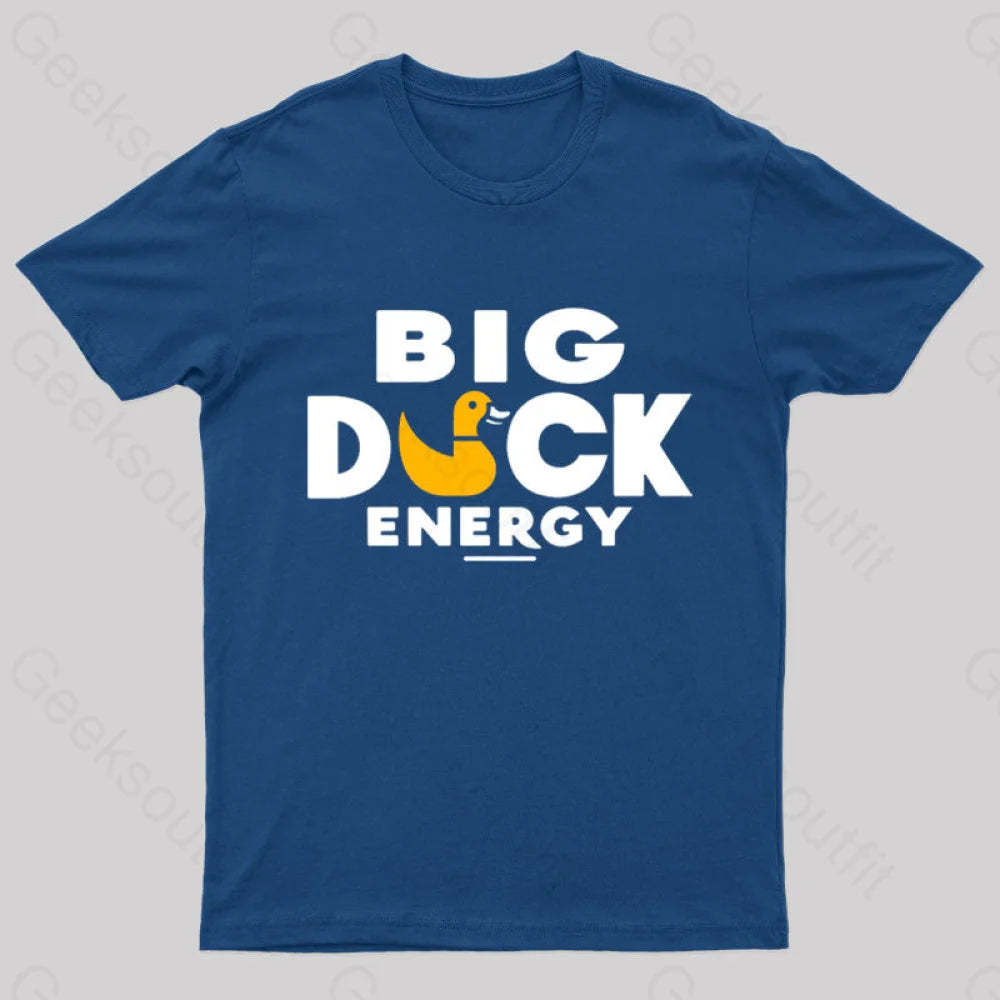 Big Duck Energy Nerd T-Shirt Navy / S