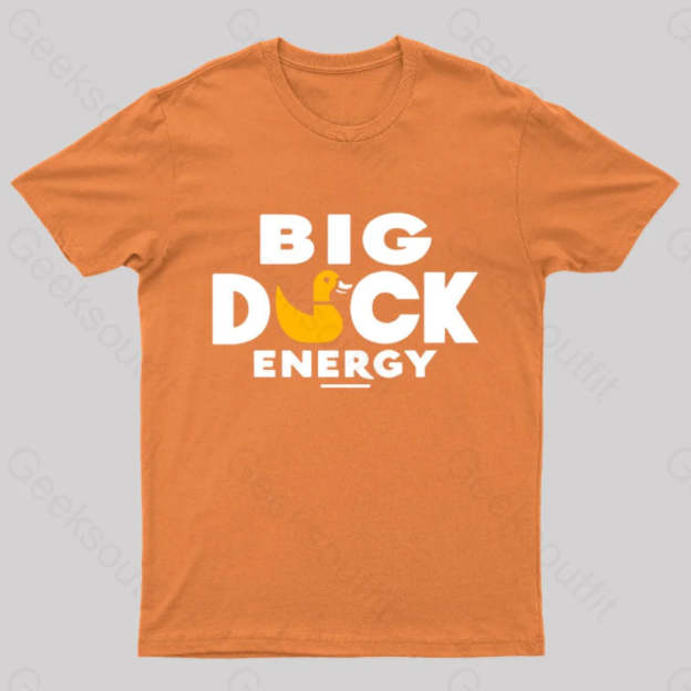 Big Duck Energy Nerd T-Shirt Orange / S