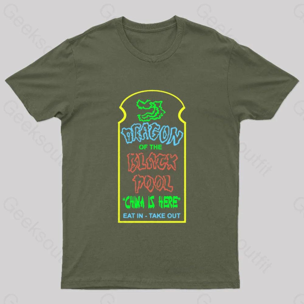 Big Trouble In Little China Geek T-Shirt Army Green / S