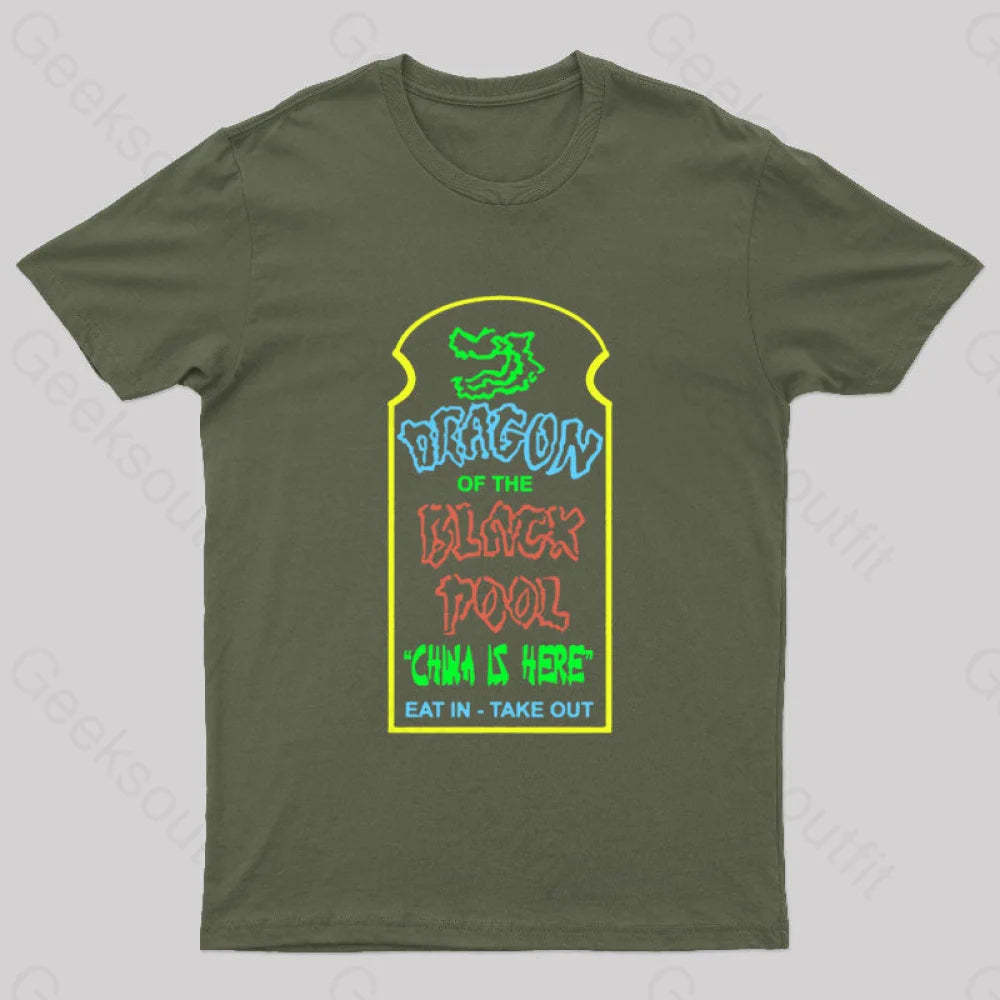 Big Trouble In Little China Geek T-Shirt Army Green / S