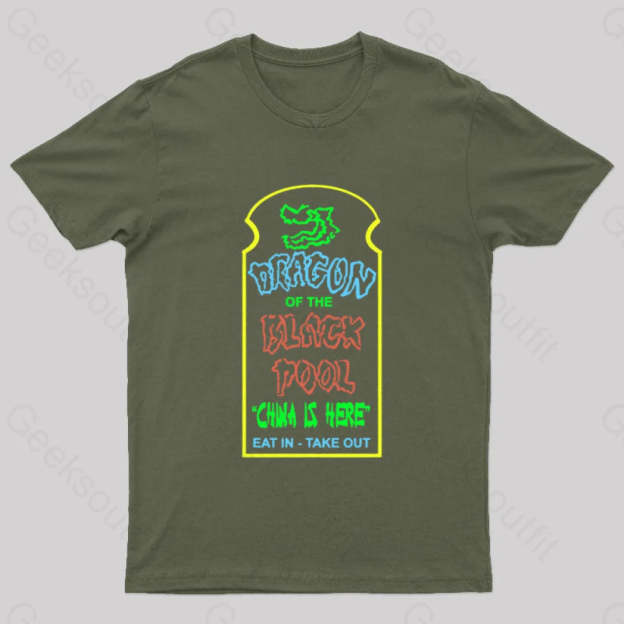 Big Trouble In Little China Geek T-Shirt Army Green / S