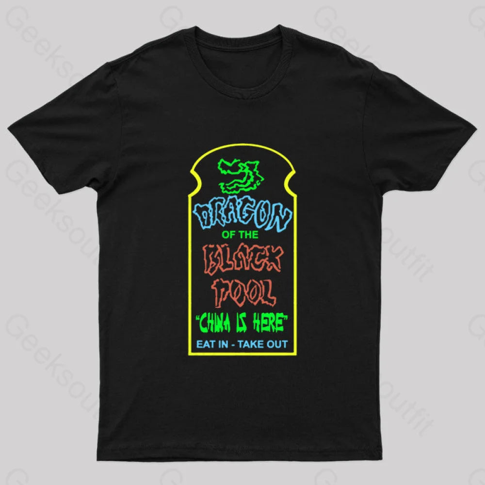Big Trouble In Little China Geek T-Shirt Black / S