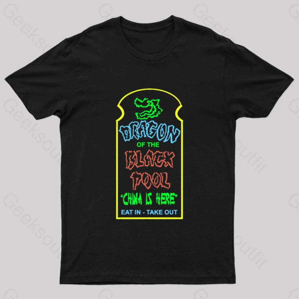 Big Trouble In Little China Geek T-Shirt Black / S