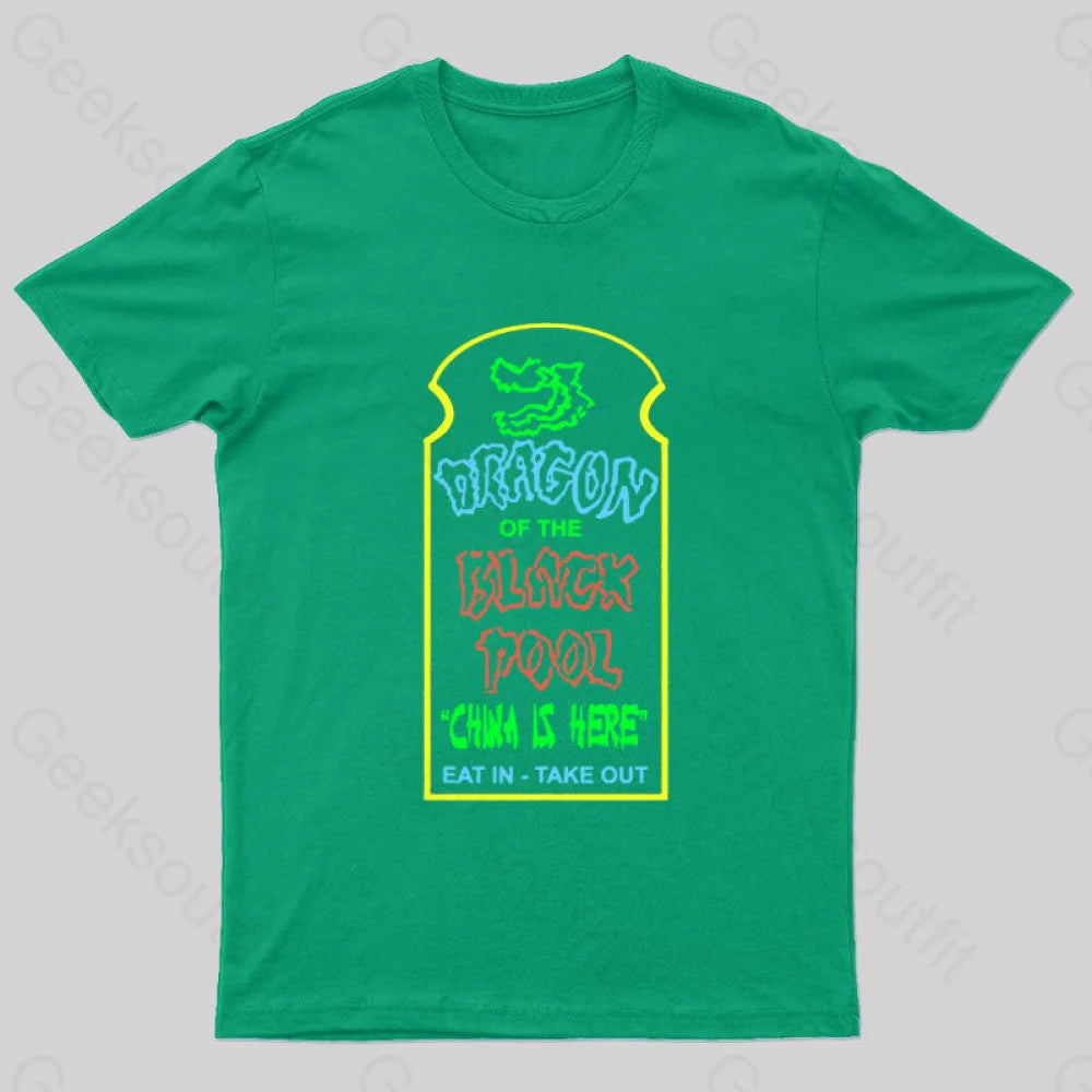 Big Trouble In Little China Geek T-Shirt Green / S