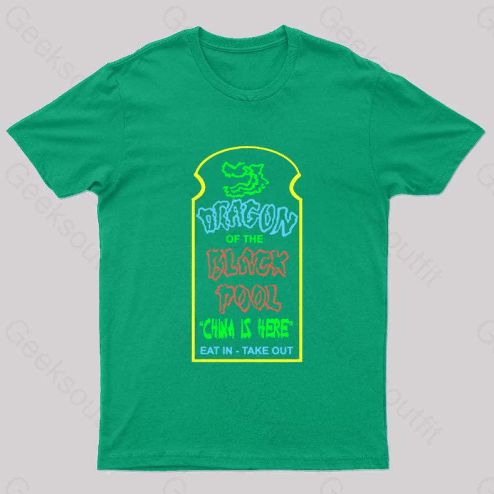 Big Trouble In Little China Geek T-Shirt Green / S