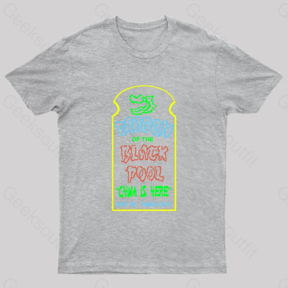 Big Trouble In Little China Geek T-Shirt Grey / S