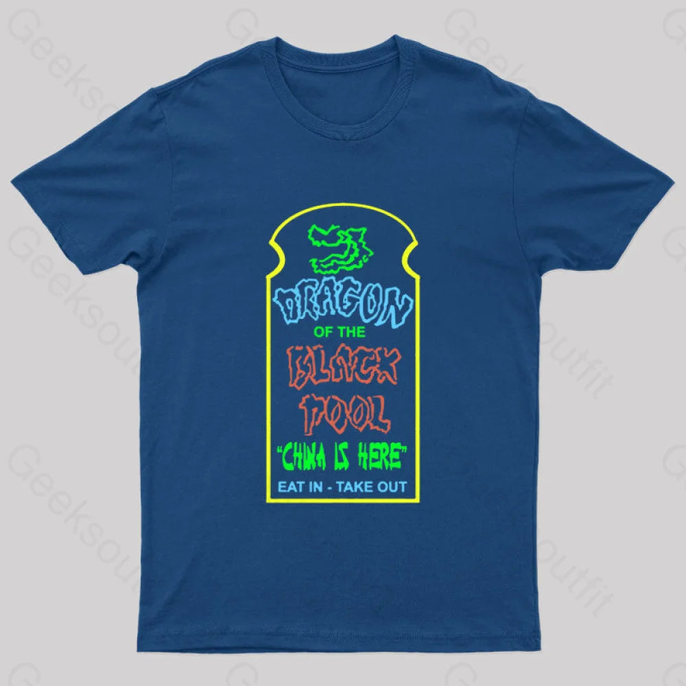 Big Trouble In Little China Geek T-Shirt Navy / S