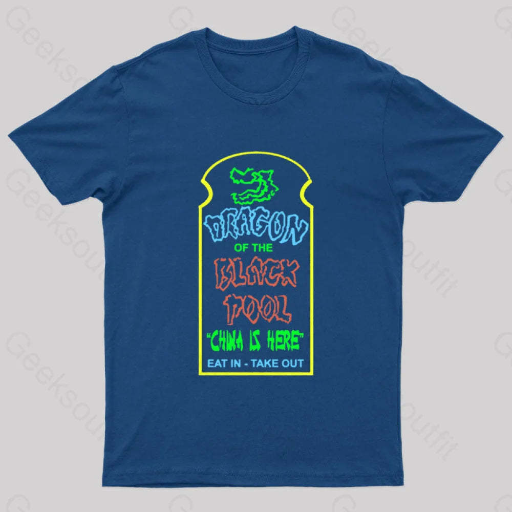 Big Trouble In Little China Geek T-Shirt Navy / S