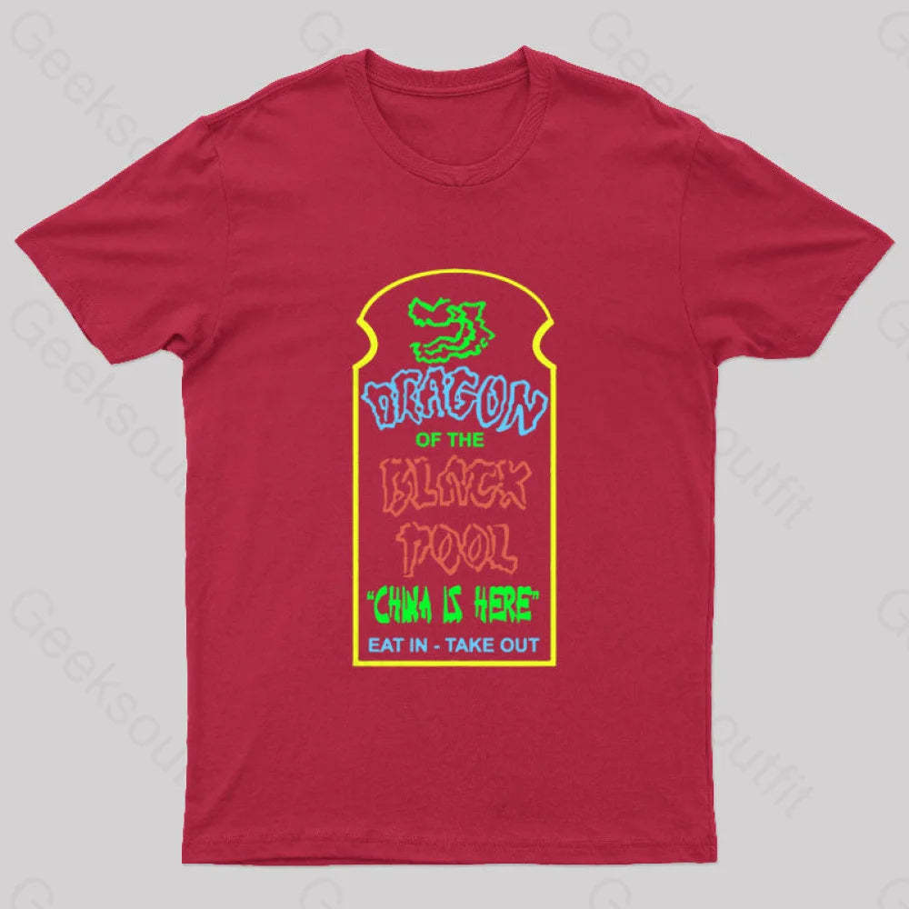 Big Trouble In Little China Geek T-Shirt Red / S