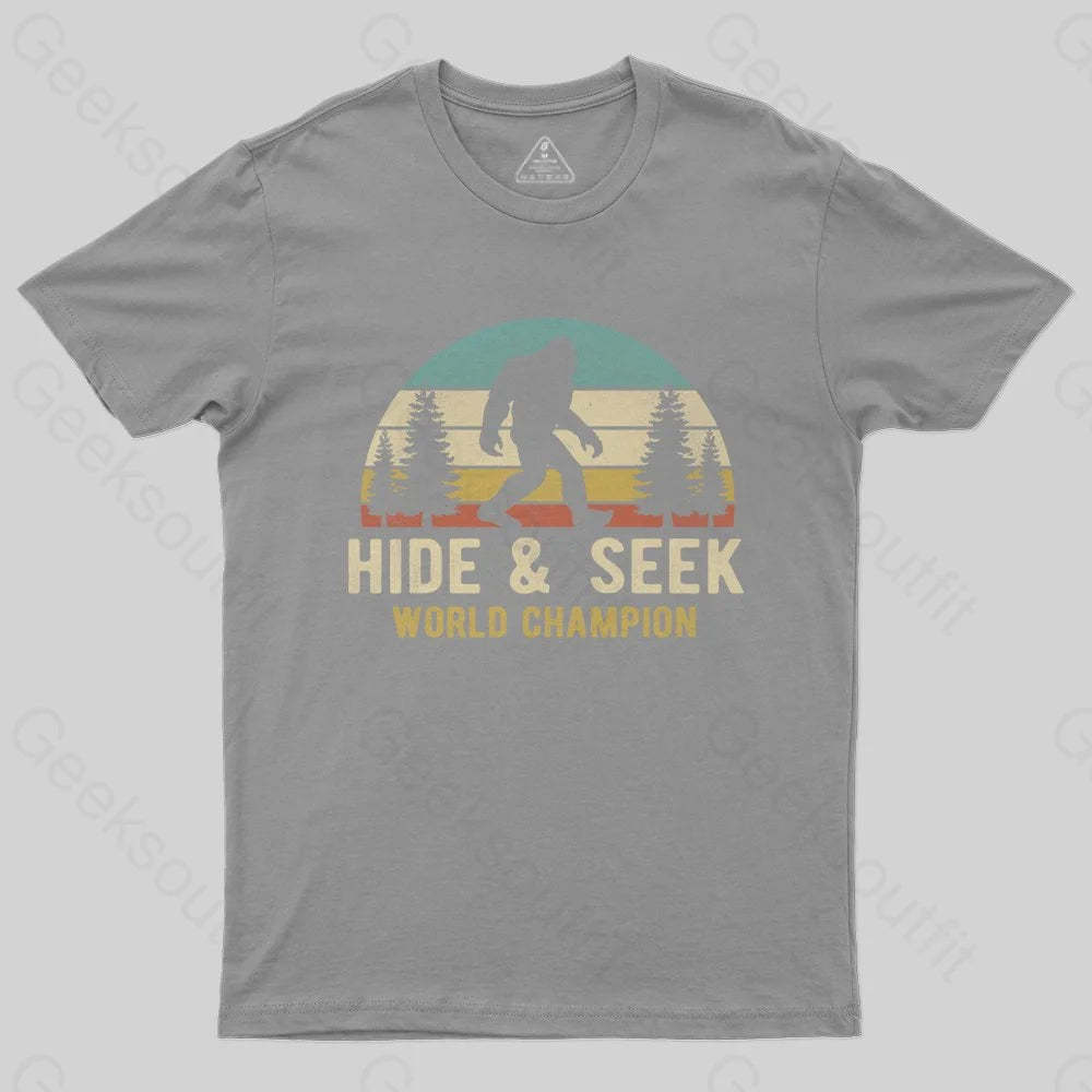 Bigfoot - Hide And Seek World Champion T-Shirt - Geeksoutfit