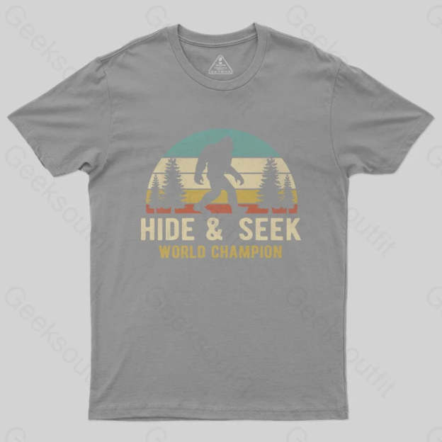 Bigfoot - Hide And Seek World Champion T-Shirt - Geeksoutfit