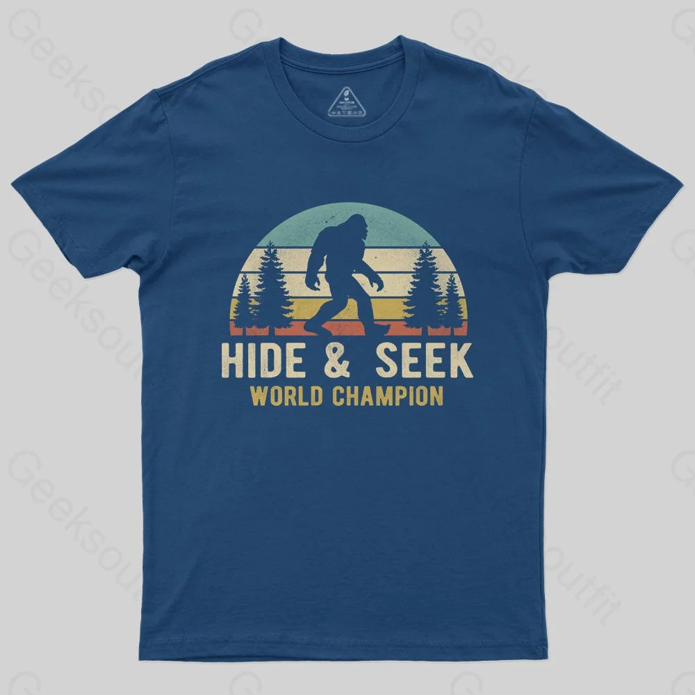 Bigfoot - Hide And Seek World Champion T-Shirt - Geeksoutfit