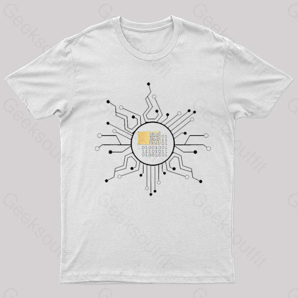 Binary Geek T-Shirt White / S
