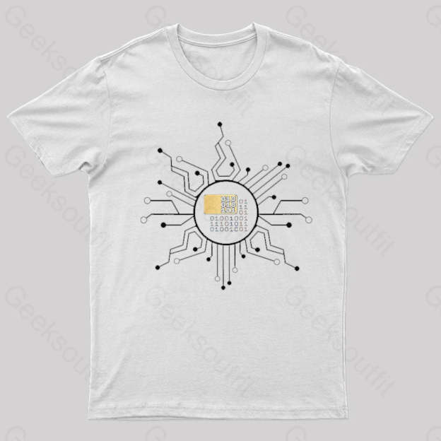 Binary Geek T-Shirt White / S