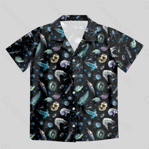 Biological Cell Button Up Pocket Shirt - Geeksoutfit
