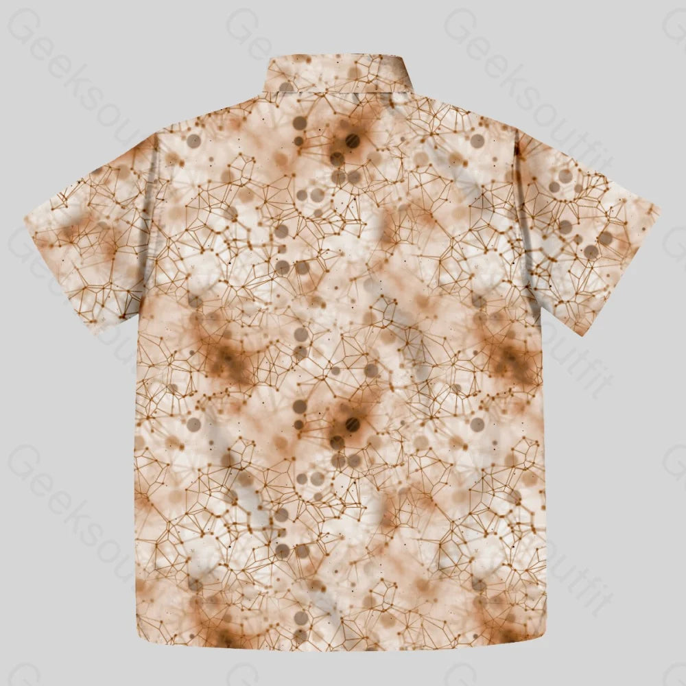 Biological DNA Moleculee Button Up Pocket Shirt - Geeksoutfit
