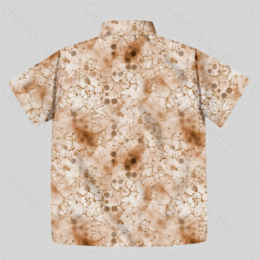 Biological DNA Moleculee Button Up Pocket Shirt - Geeksoutfit