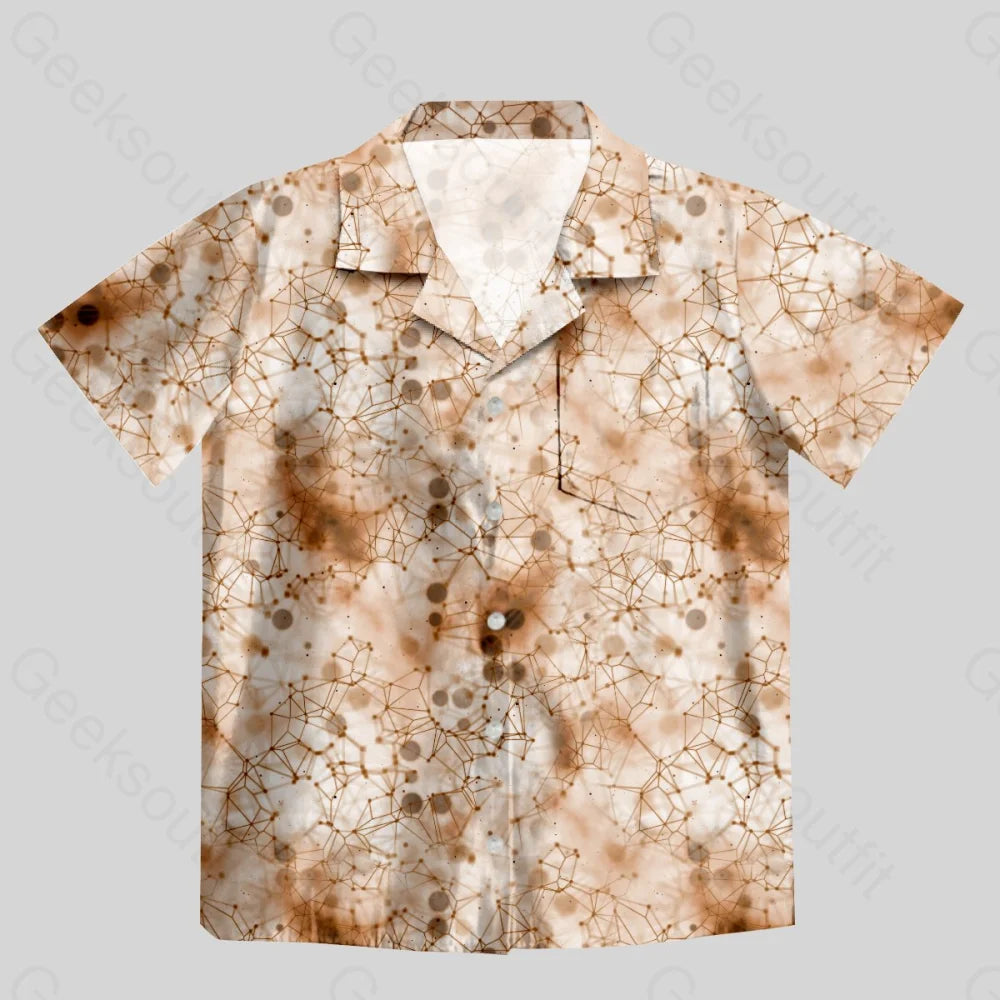 Biological DNA Moleculee Button Up Pocket Shirt - Geeksoutfit
