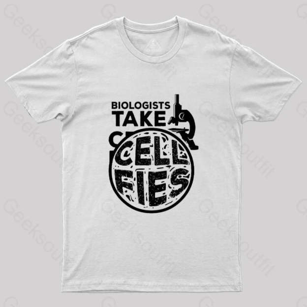 Biologists Take Cell Fies T-Shirt White / S