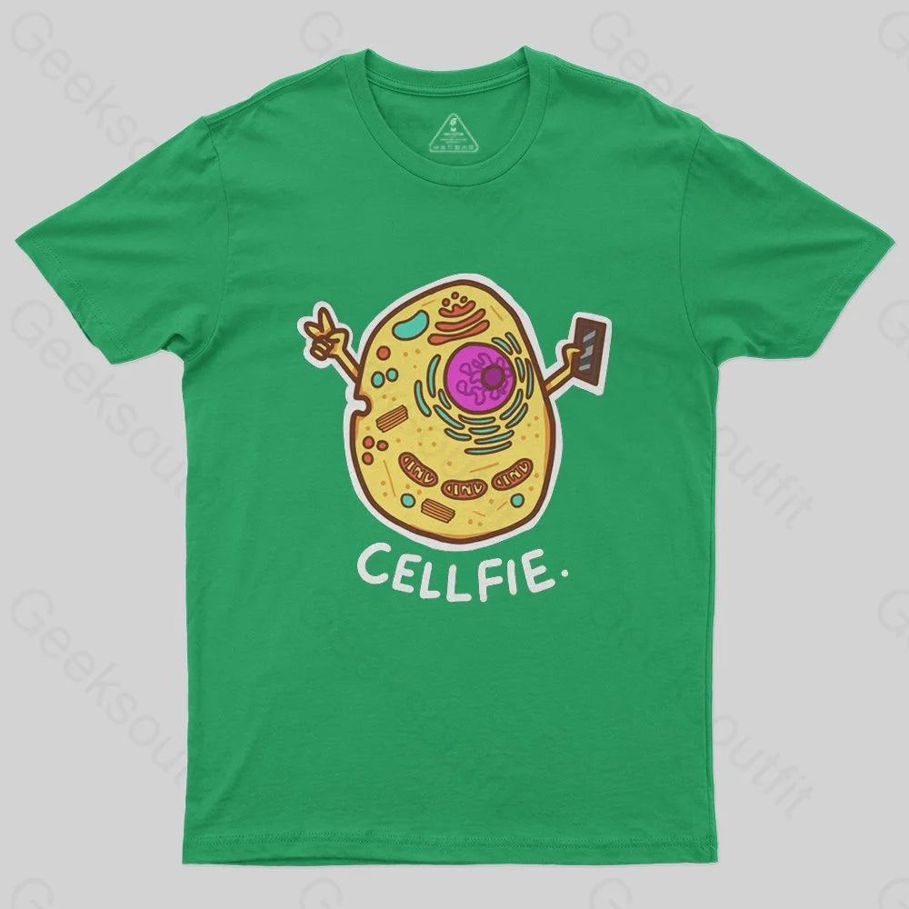 Biology pun shirts Cell-Fie T-Shirt - Geeksoutfit
