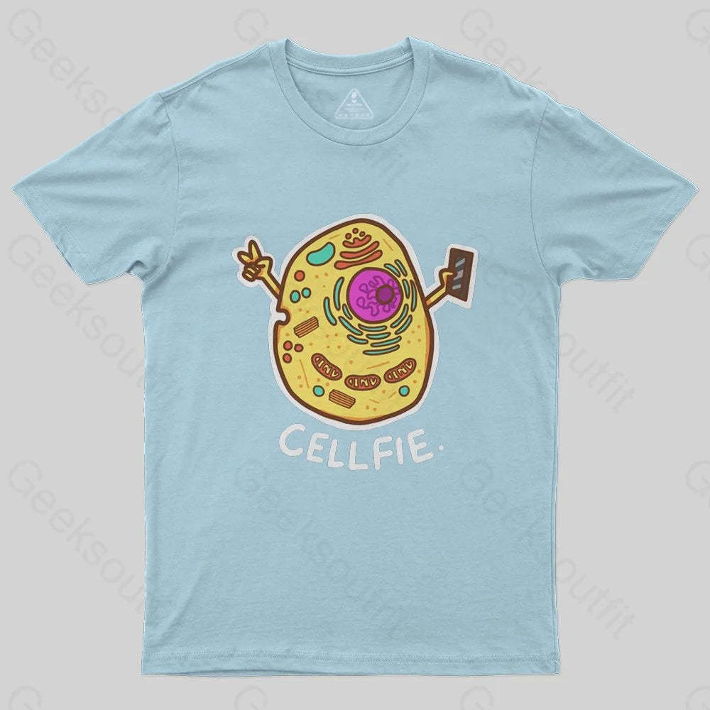 Biology pun shirts Cell-Fie T-Shirt - Geeksoutfit