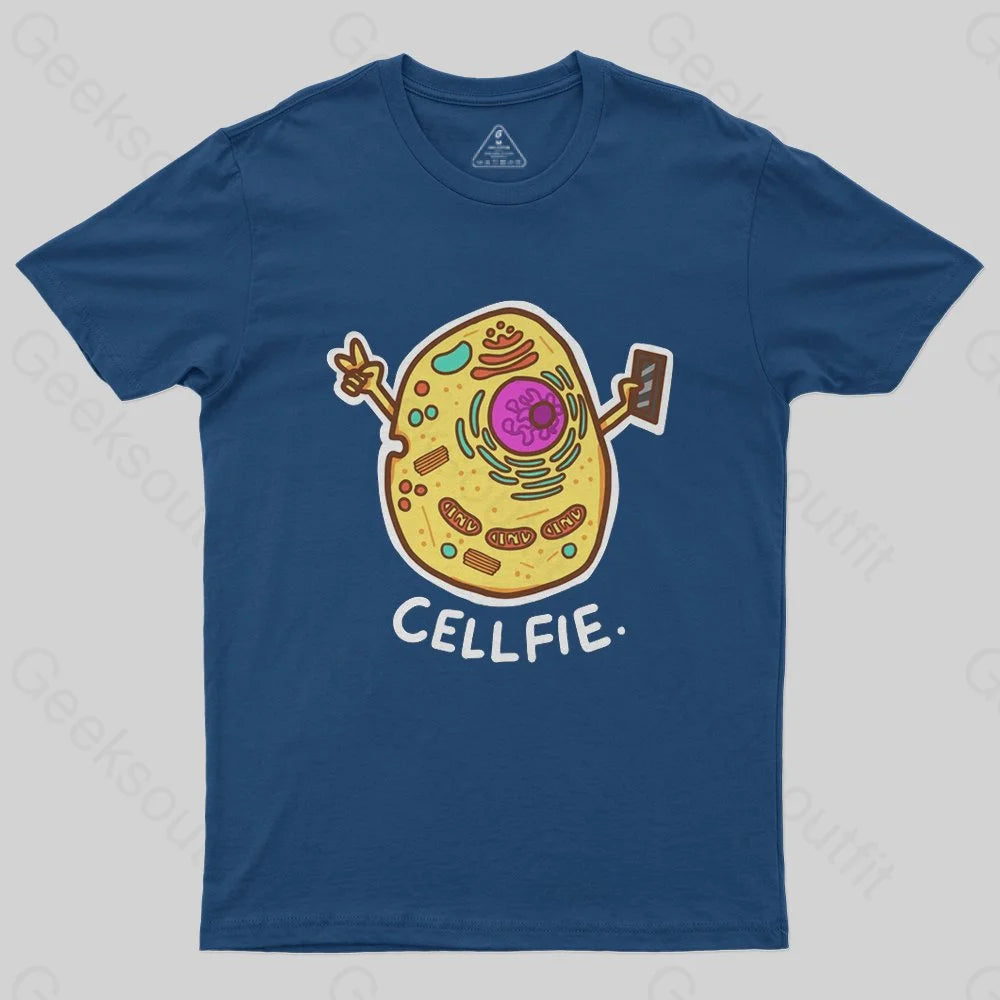 Biology pun shirts Cell-Fie T-Shirt - Geeksoutfit