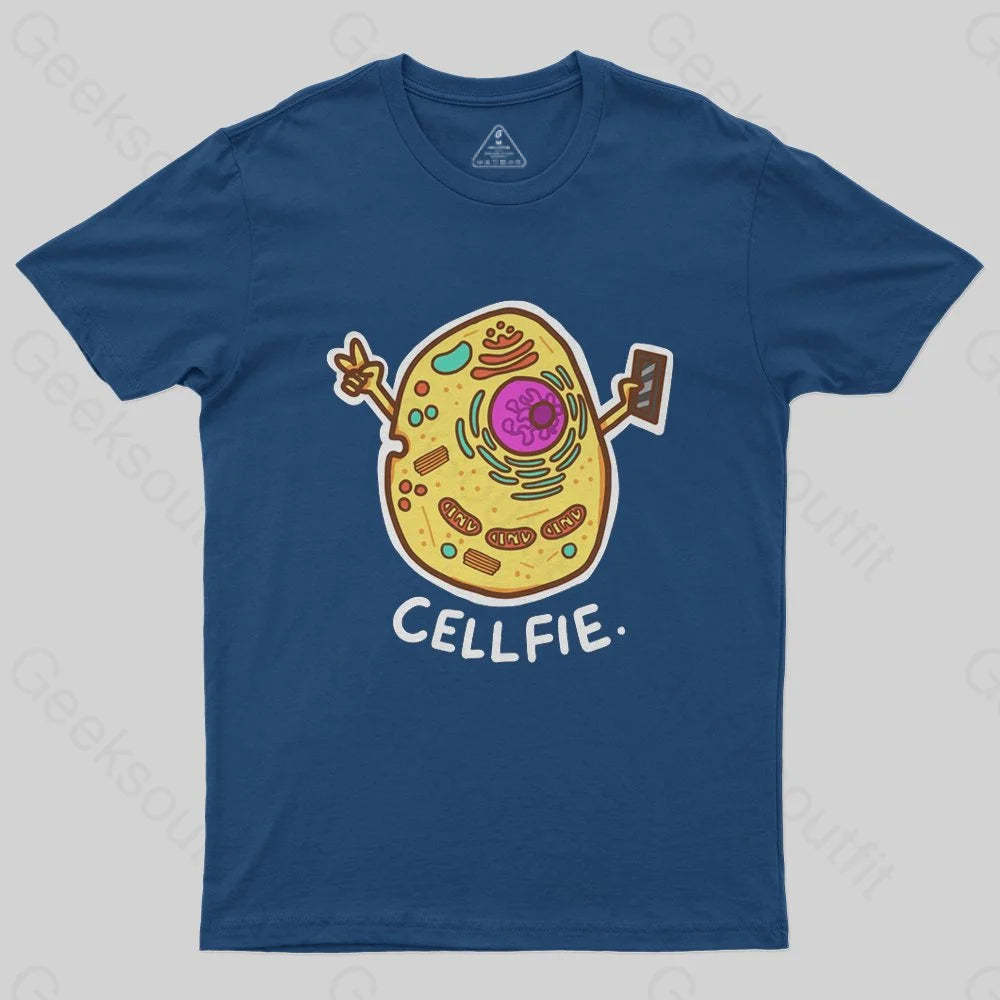 Biology pun shirts Cell-Fie T-Shirt - Geeksoutfit