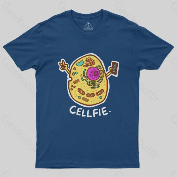 Biology pun shirts Cell-Fie T-Shirt - Geeksoutfit