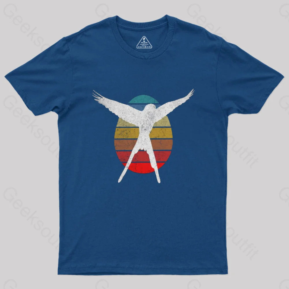 Bird Wingspan Board Game T-Shirt Navy / S