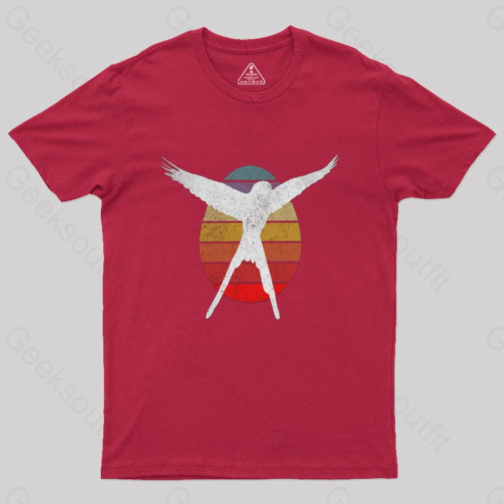 Bird Wingspan Board Game T-Shirt Red / S