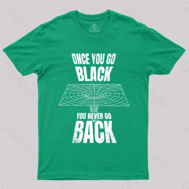 Black Hole Astrophysics Universe Science T-Shirt Green / S