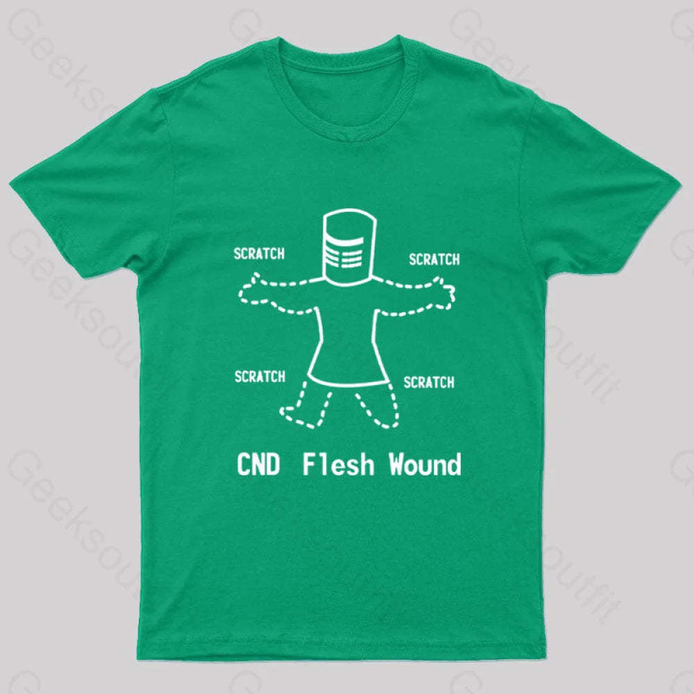Black Knight Pipboy Geek T-Shirt Green / S