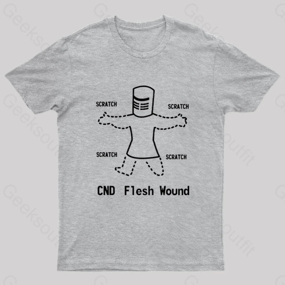 Black Knight Pipboy Geek T-Shirt Grey / S