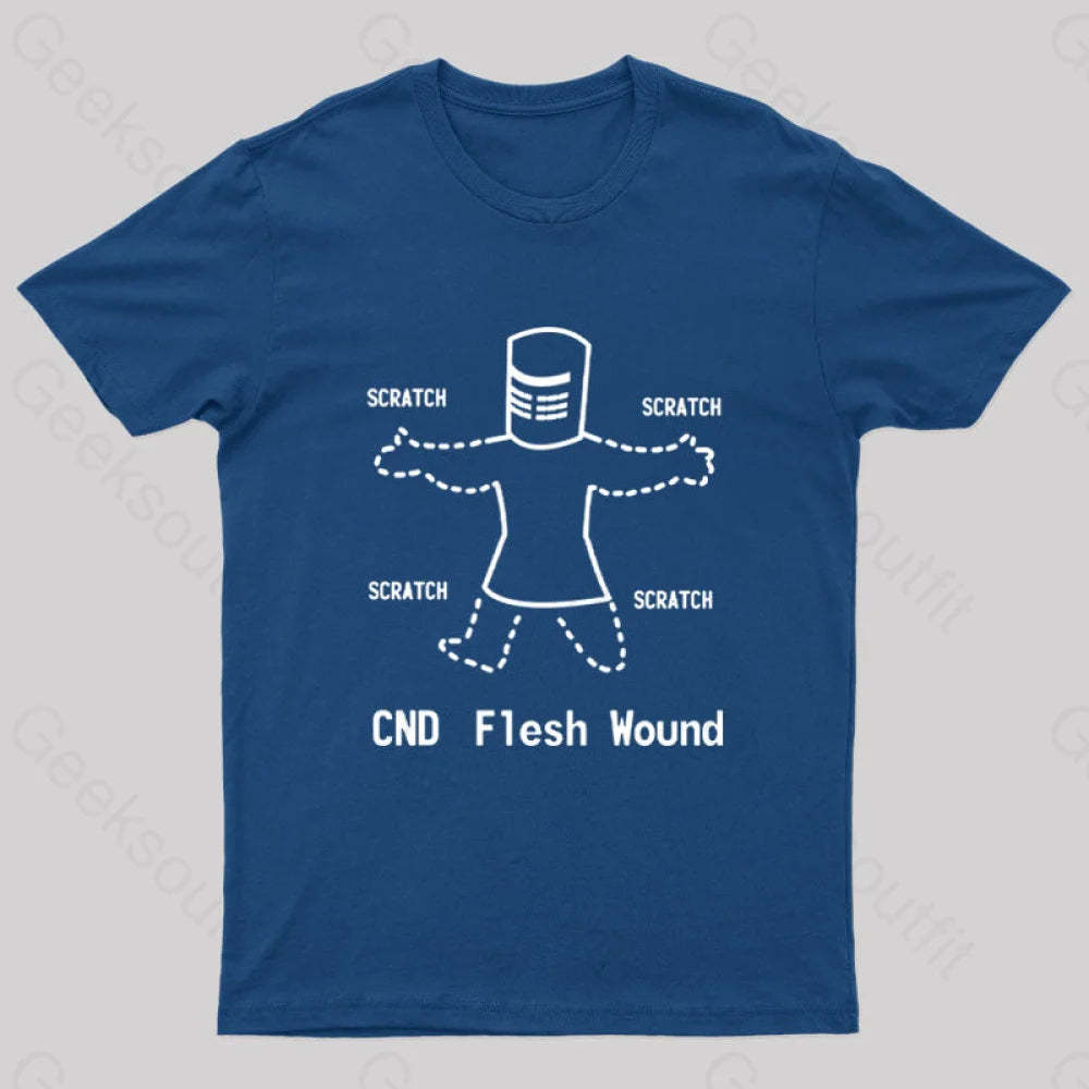 Black Knight Pipboy Geek T-Shirt Navy / S