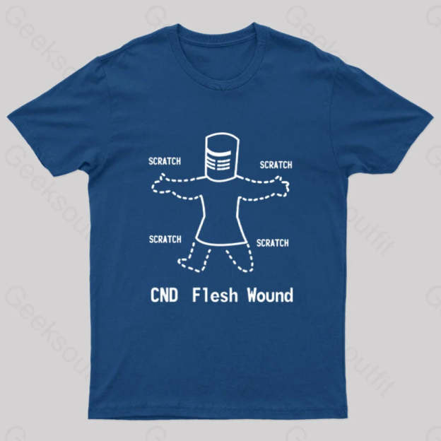 Black Knight Pipboy Geek T-Shirt Navy / S