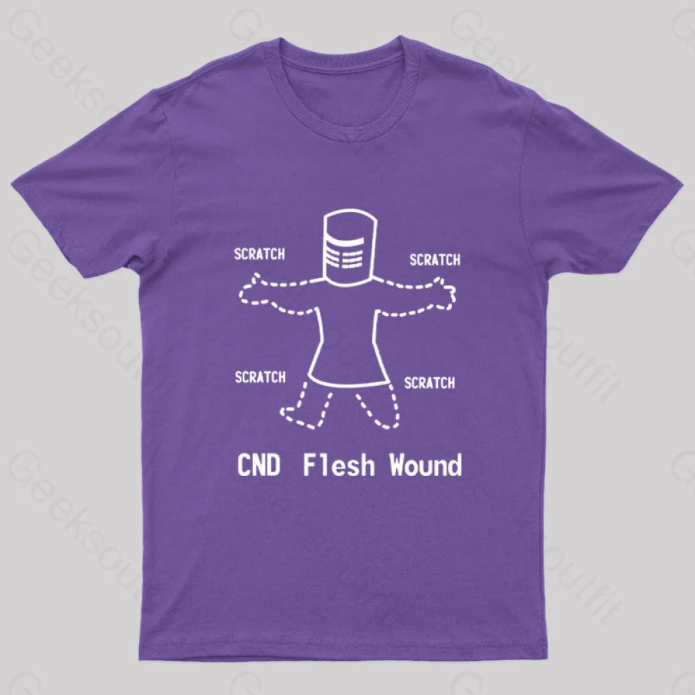 Black Knight Pipboy Geek T-Shirt Purple / S