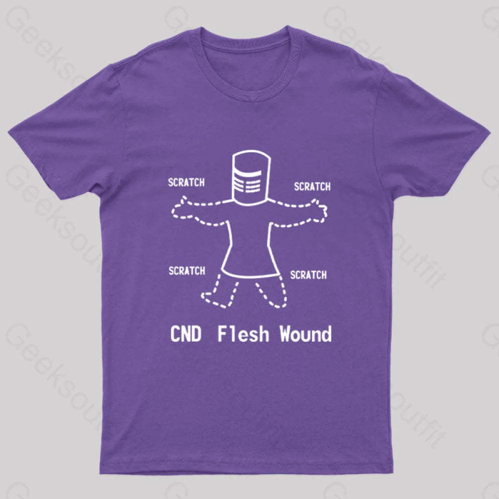 Black Knight Pipboy Geek T-Shirt Purple / S