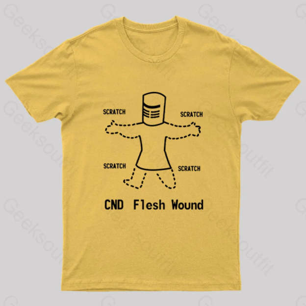 Black Knight Pipboy Geek T-Shirt Yellow / S