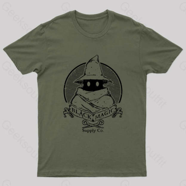 Black Magic Supply Co Nerd T-Shirt Army Green / S
