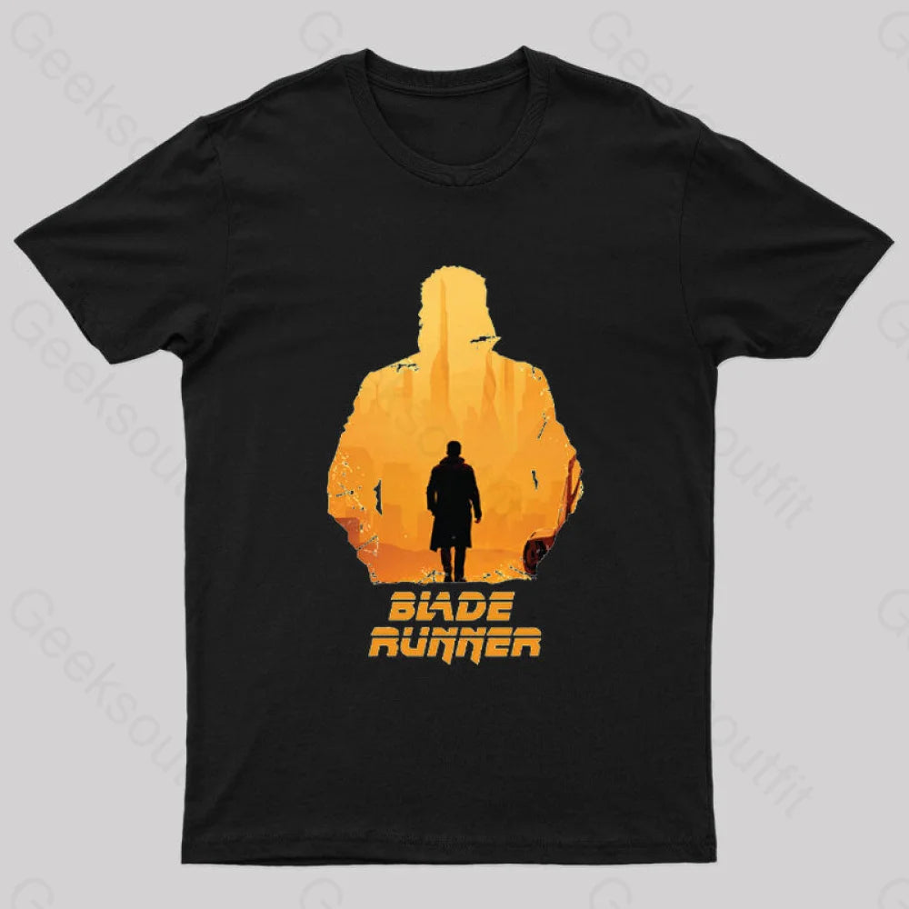 Blade Runner Nerd T-Shirt Black / S