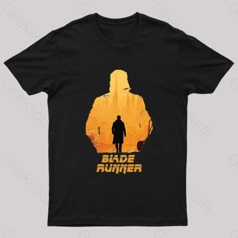Blade Runner Nerd T-Shirt Black / S